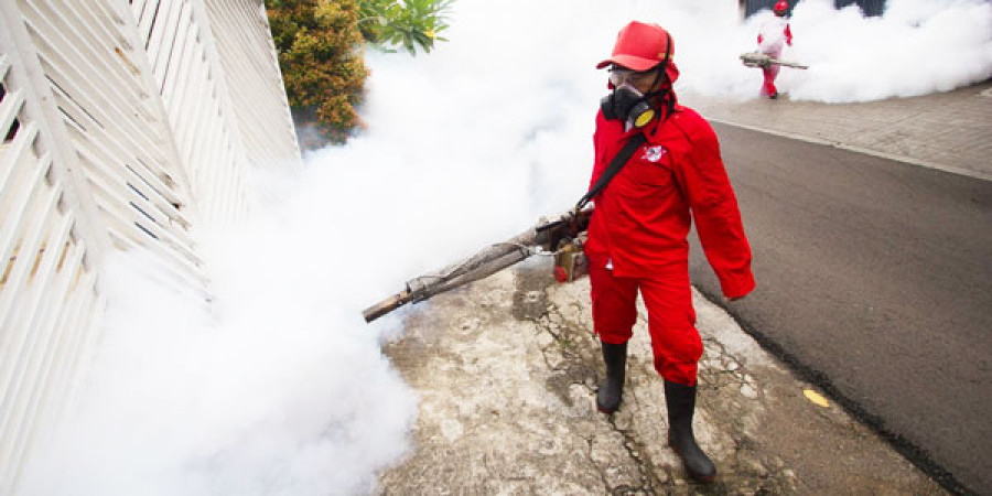 Cegah DBD, Jangan Ada Air Tergenang di Botol