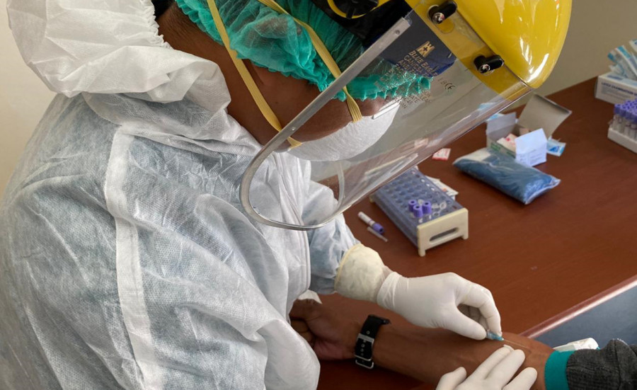 Rapit test yang dilakukan terhadap petugas medis RSIB dinyatakan negatif. ( Foto: istimewa )