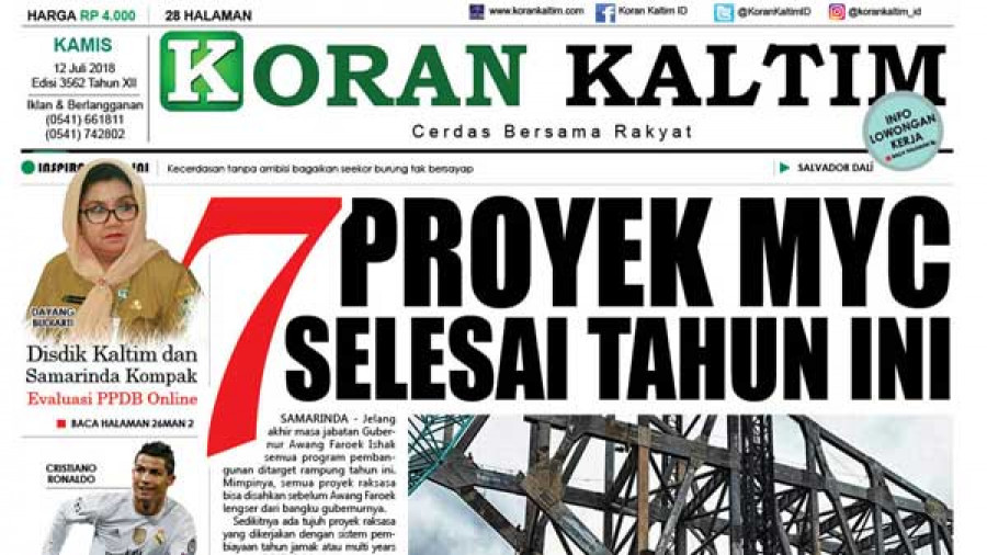 7 Proyek MYC Selesai Tahun Ini