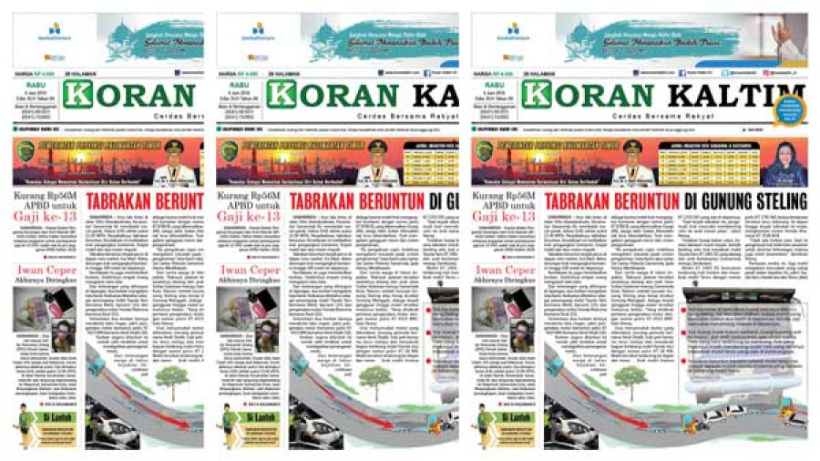 Tabrakan Beruntun di Gunung Steling