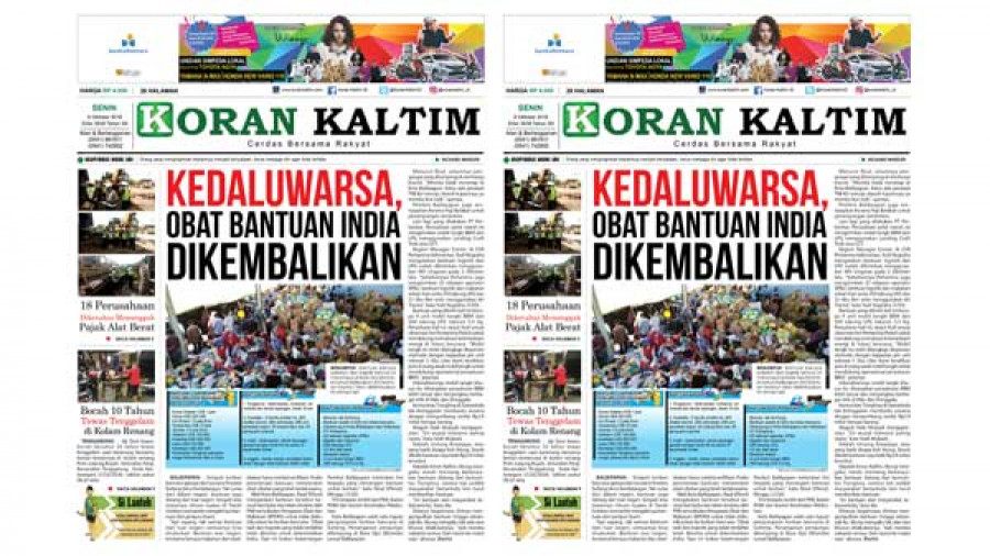 Kedaluwarsa, Obat Bantuan India Untuk Gempa Sulteng Dikembalikan