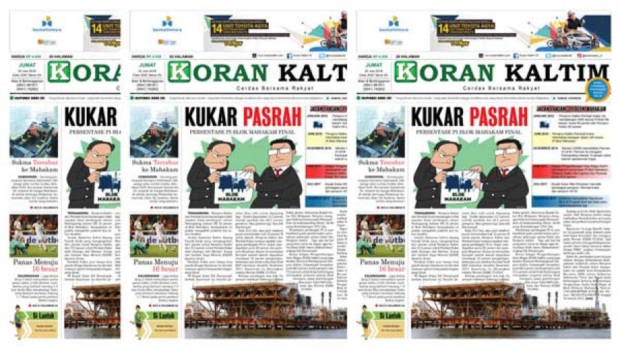 PERSENTASE PI BLOK MAHAKAM FINAL, KUKAR PASRAH