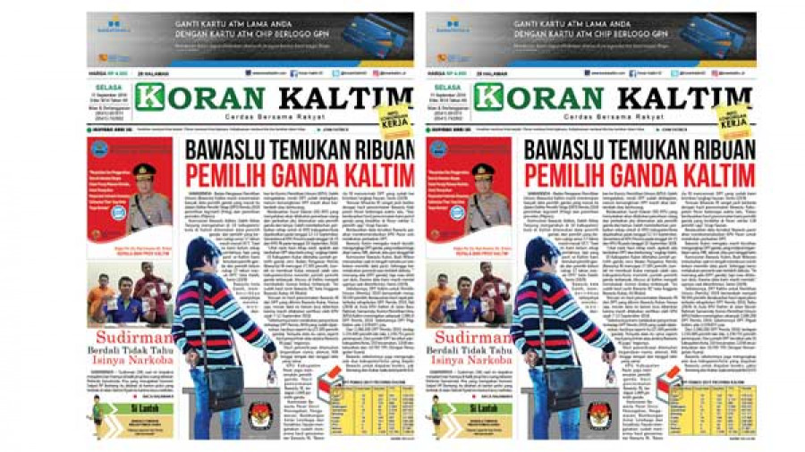 Bawaslu Temukan Ribuan Pemilih Ganda Kaltim