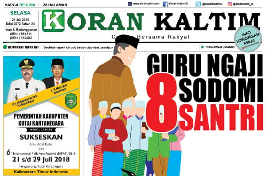 Guru Ngaji Sodomi 8 Santri