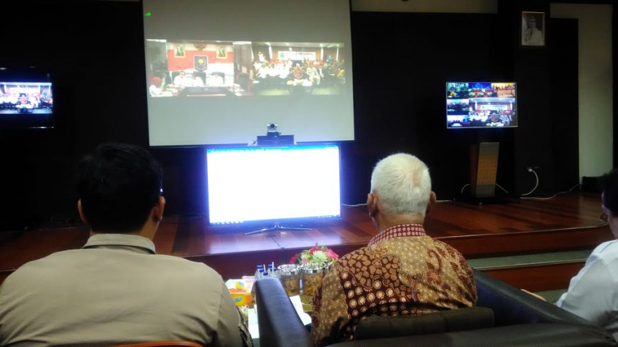 Lapor Proses Pilkada Ke Kemendagri Lewat VideoConfrence, Gubernur Sebut Tingkat Partisipasi Capai 80 Persen
