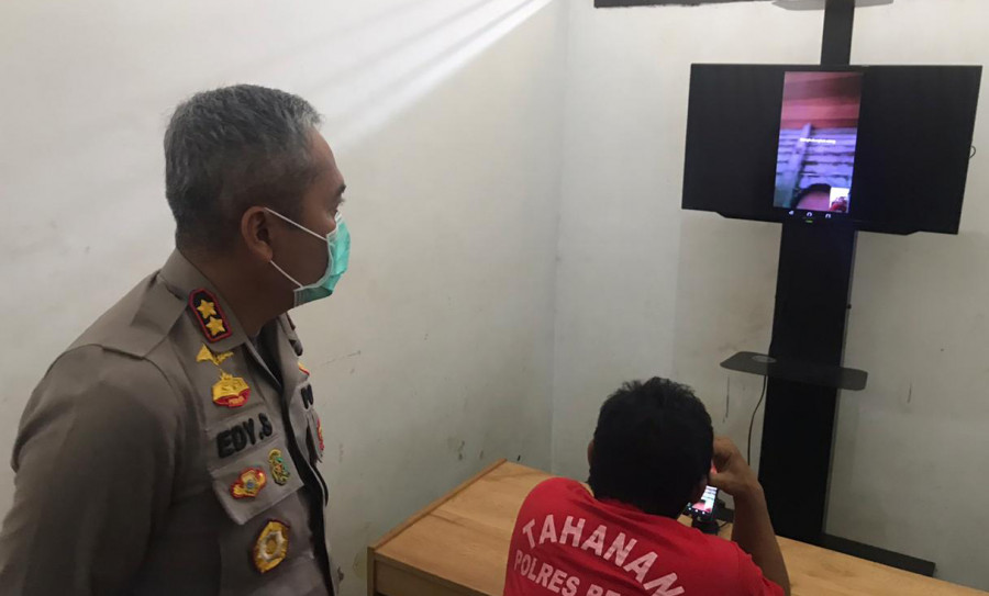 Jam Besuk Tahanan Ditiadakan, Polres Berau Siapkan Fasilitas Panggilan Video