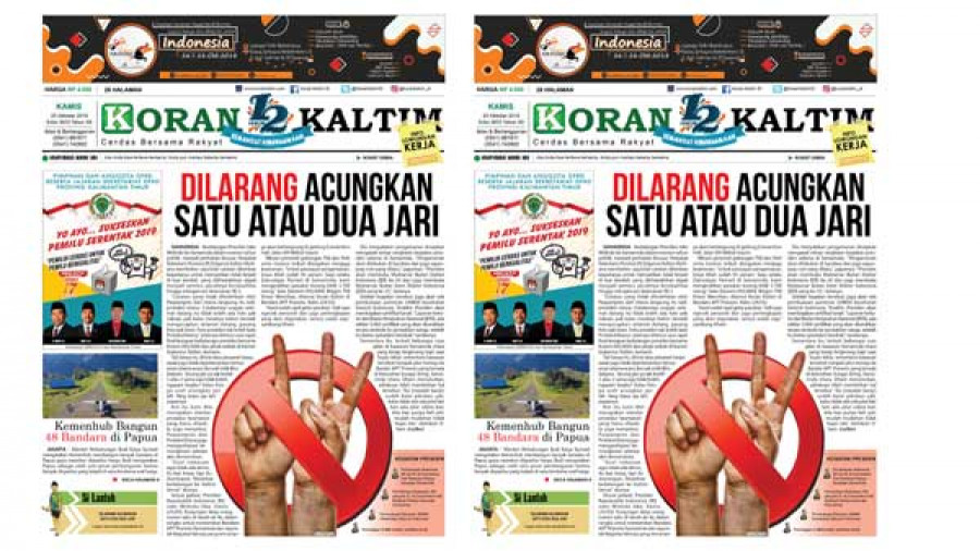 Dilarang Acungkan Satu atau Dua Jari Dalam Penyambutan Presiden Jokowi di Samarinda