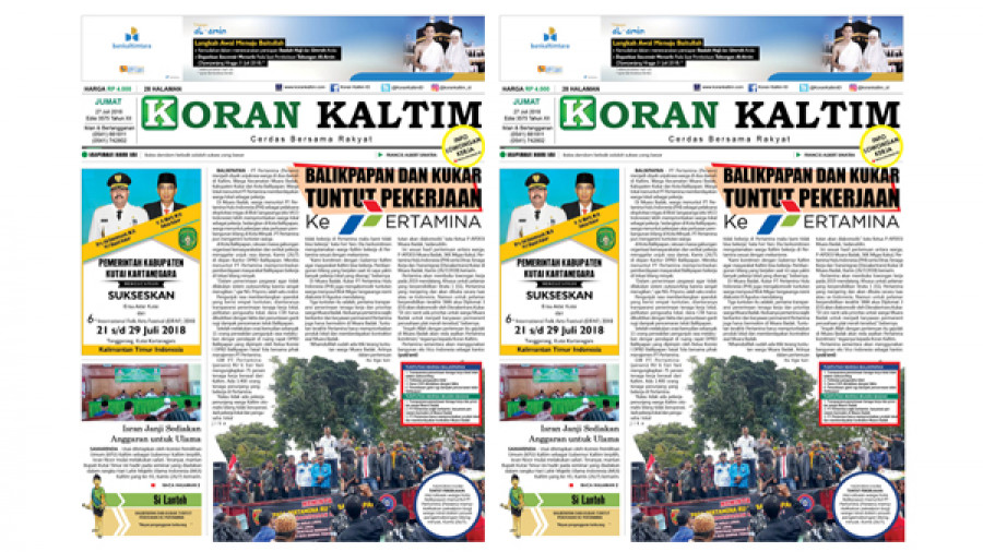 Balikpapan dan Kukar Tuntut Pekerjaan Ke Pertamina