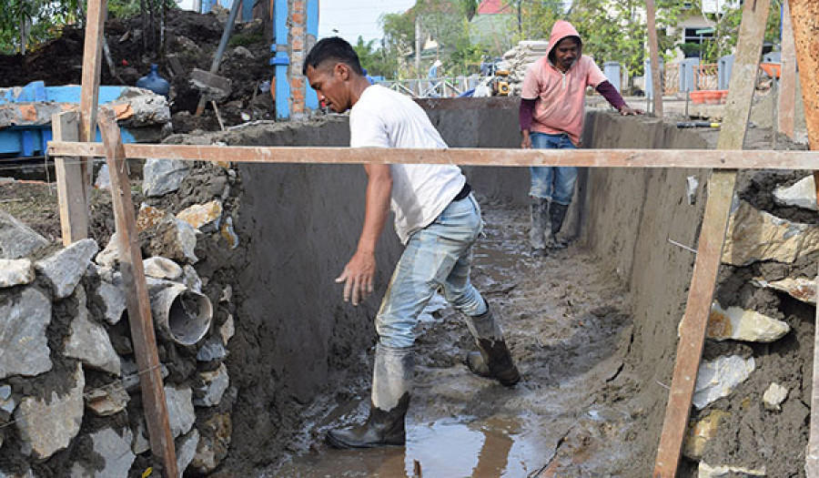 Kaltara yang tengah gencar membangun butuh material konstruksi dengan jumlah besar. (Foto: Dokumen/Koran Kaltara)