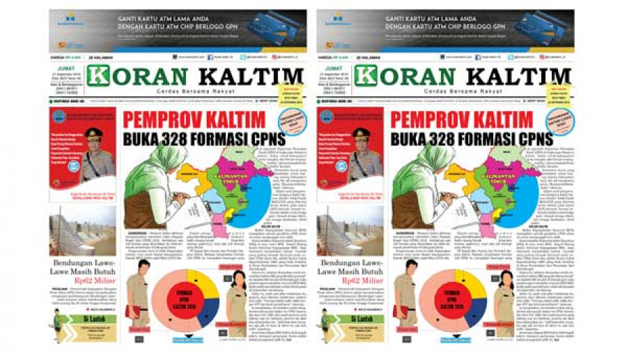 Pemprov Kaltim Buka 328 formasi CPNS