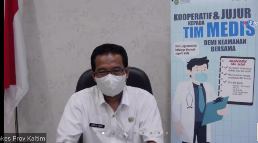 BREAKINGNEWS : Kasus Positif Covid-19 Kaltim Bertambah Empat, Tiga kasus dari Samarinda
