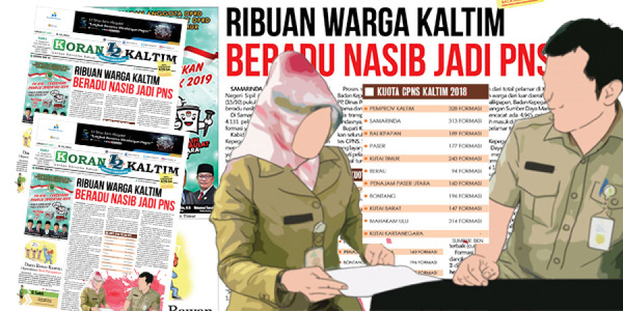 Ribuan Warga Kaltim Beradu Nasib jadi PNS