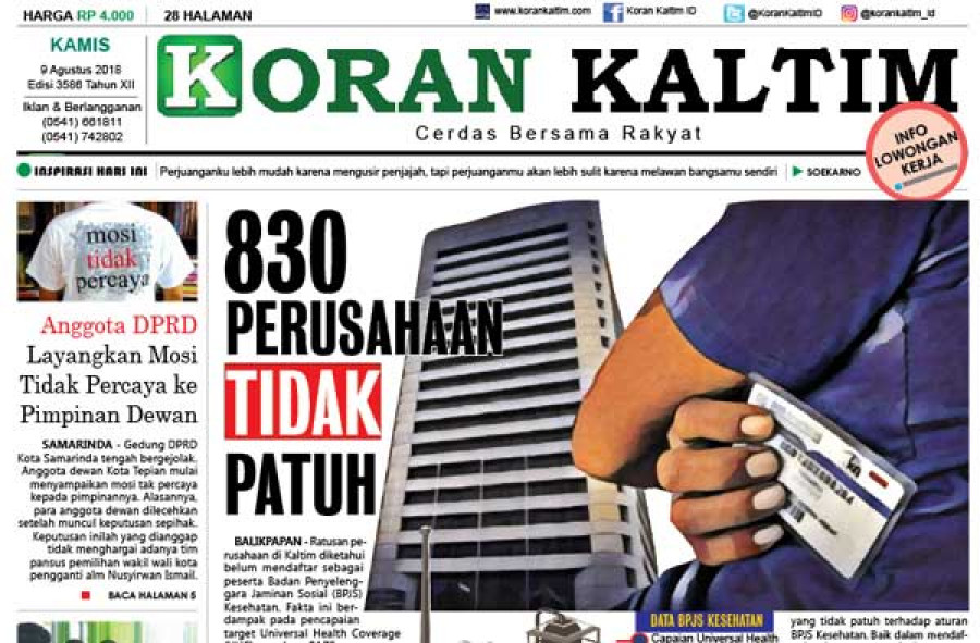 830 Perusahaan Tidak Patuh