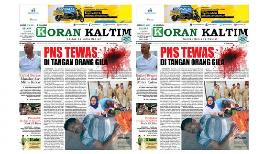 PNS TEWAS DI TANGAN ORANG GILA