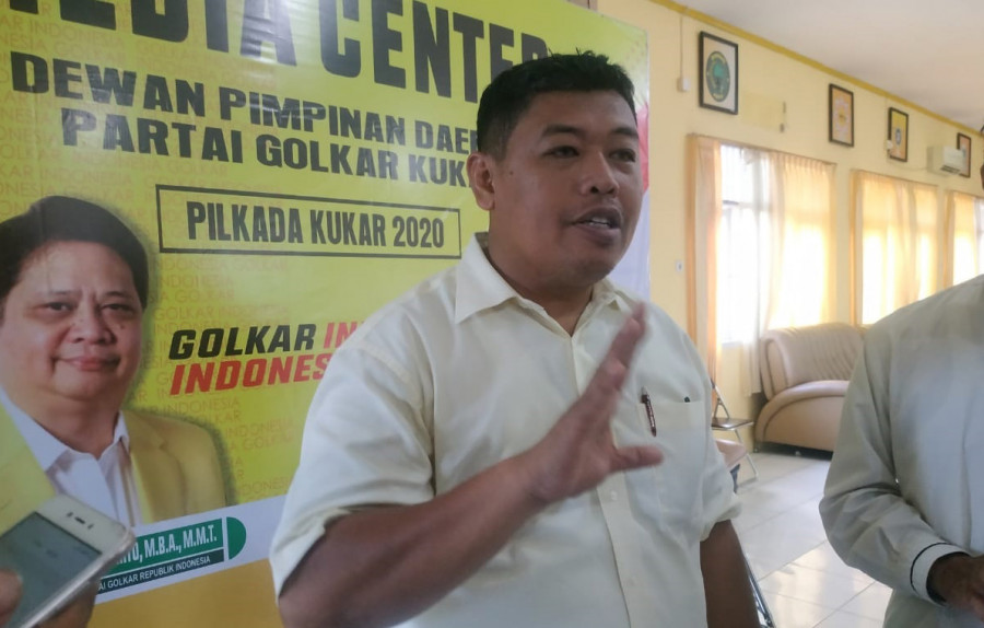 Ketua Tim Penjaringan Bacalon Wabup Kukar dari Partai Golkar, Fajri Tridalaksana mengatakan enam nama kandidat pendamping Abdul Rasid sudah dikirim ke DPD Golkar Kaltim. ( Foto: Dok.korankaltimcom)