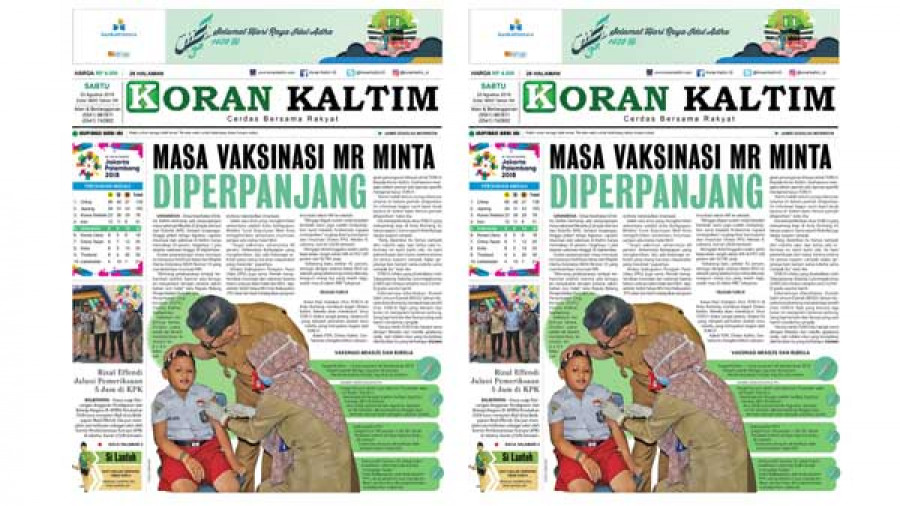 Dinkes Kaltim Minta Masa Vaksinasi MR Diperpanjang