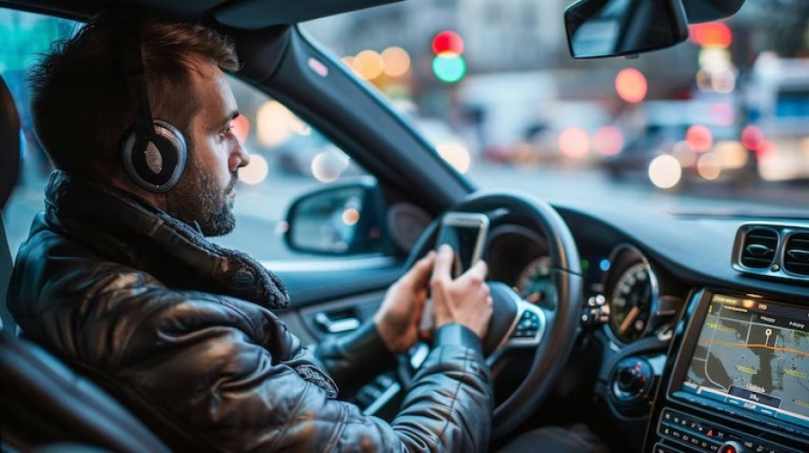 Ngobol dengan teman atau menggunakan telepon hands-free sama-sama menimbulkan risiko kecelakaan yang besar. (Ilustrasiinfobae)