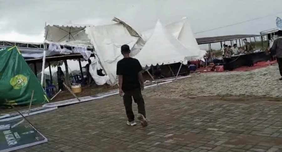 Puting Beliung Amuk Arena Lomba MTQ ke-XIII Kecamatan Tenggarong, Dua Dewan Hakim Terluka