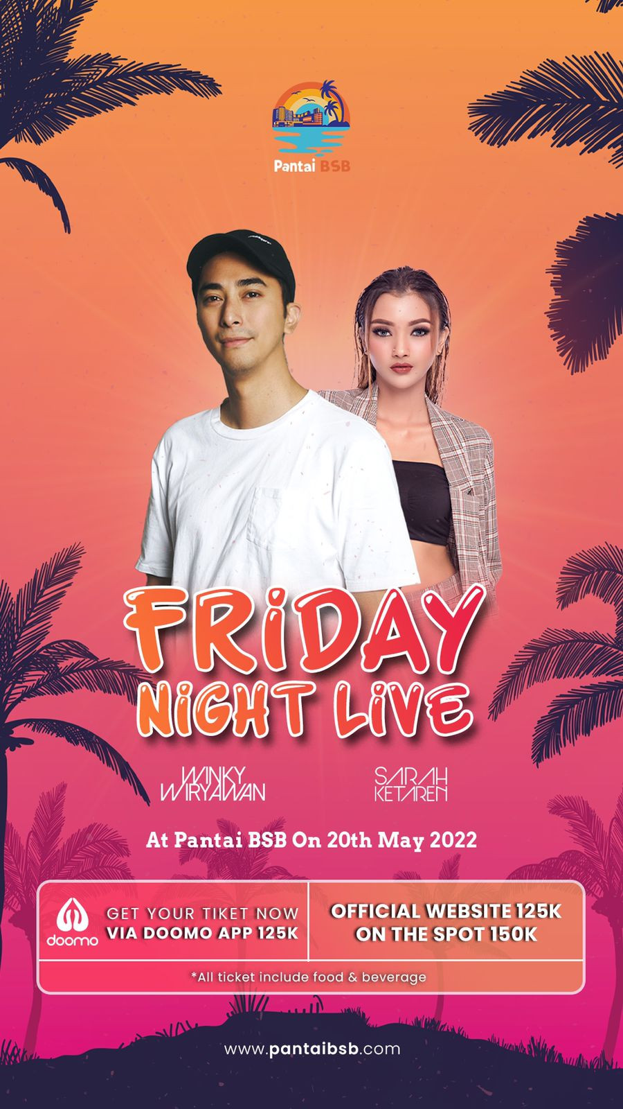 Friday Night Live, DJ Winky Hentak Pantai BSB Malam Ini