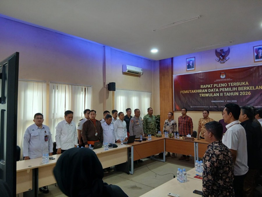 Rapat pleno terbuka digelar KPU Kukar (heri/korankaltim.com)