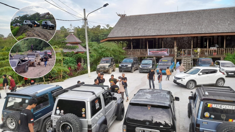 Keseruan semi off-road dan Bukber oleh FI, MKC dan Viessi. (Foto: Dok.FI)
