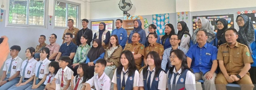 Rombongan Pemerintah Negara Bagian Selagor bersama Dinas Kesehatan Kaltim dan Samarinda saat berkunjung ke Sekolah Budi Bakti Samarinda. (dokantaranewskaltim)