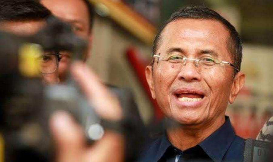 Dahlan Iskan ditetapkan sebagai tersangka oleh Ditreskrimum, Polda Jawa Timur, Senin (7/7/2025). (Foto: Antaranews)