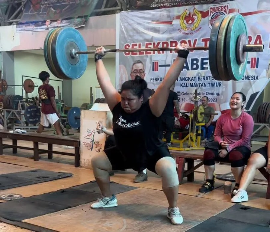 Cabor angket besi yang terus mengukir prestasi, persiapkan diri menuju Porprov VIII/2026 di Kabupaten Paser mendatang.(Dok KONI Kaltim)