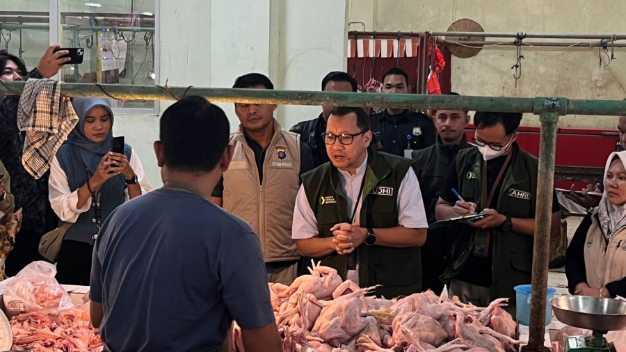 Sidak Satgas Pangan di Pasar Mangkurawang, Harga Cabai Turun, Pedagang Bandel Kena Tegur