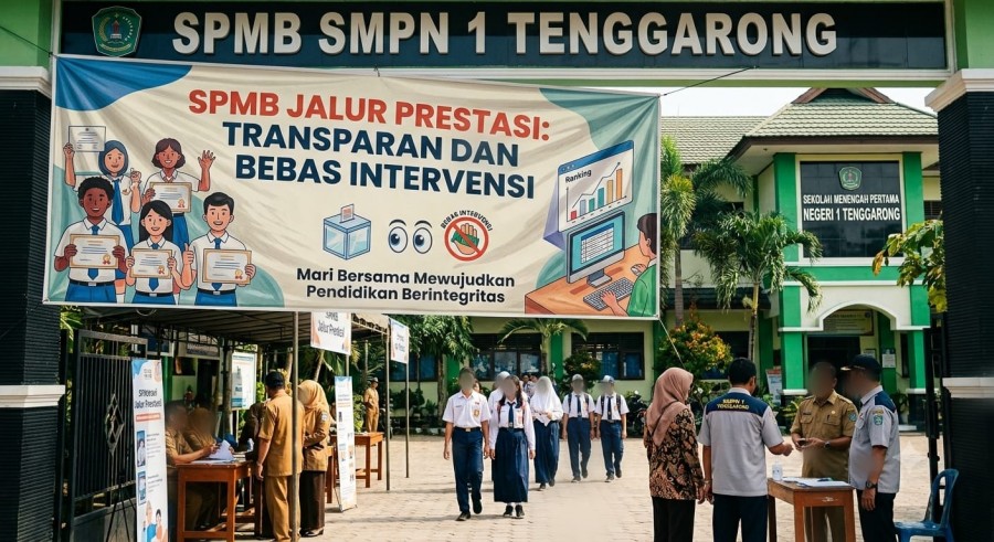 SMPN 1 Tenggarong Pastikan SPMB Jalur Prestasi Transparan dan Bebas Intervensi