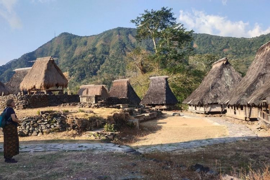 Nuansa Kampung tradisional Wologai, di Desa Wologai Tengah, Kecamatan Detusoko, Kabupaten Ende, Provinsi Nusa Tenggara Timur (NTT). (Foto: Istimewa)