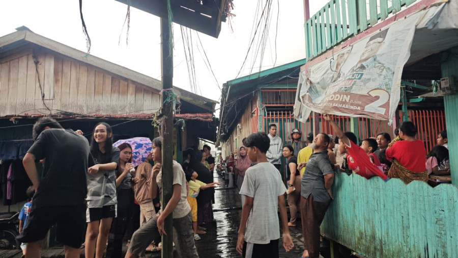 Suasana jalan Kesehatan tempat korban diduga tenggelam. (Foto: Adnan Abdul/Korankaltim.com)