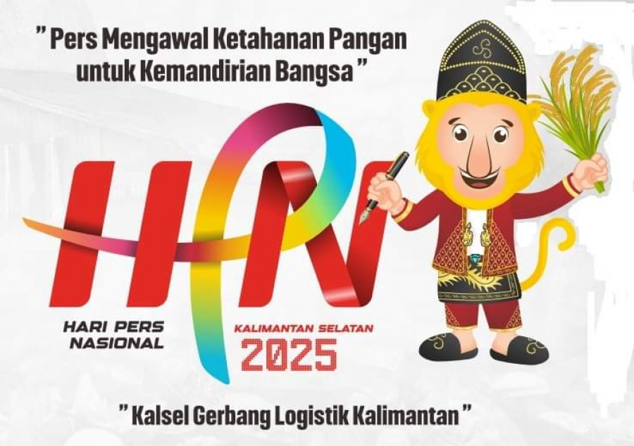 Kalsel Tuan Rumah HPN 2025, Logo Resmi Diluncurkan