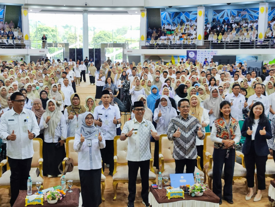 Google Indonesia melatih lebih dari 2.000 guru Balikpapan melalui Gemini Academy untuk mempercepat literasi AI dan transformasi pendidikan digital. (Foto: Hendra/Korankaltim.com)