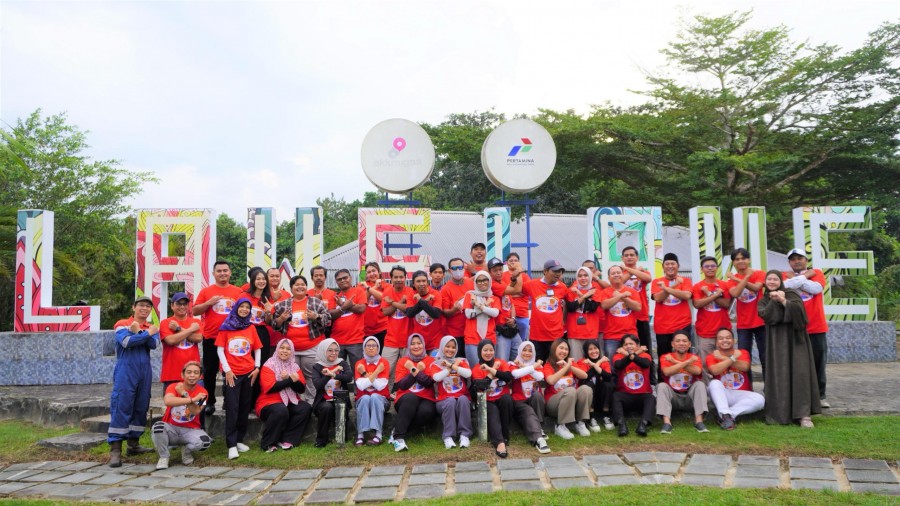 PT Pertamina Hulu Kalimantan Timur (PHKT) bersama puluhan jurnalis mengikuti kegiatan BASO IGA PHI edisi Ramadan di Terminal Lawe-Lawe, Penajam Paser Utara, Jumat (13/3/2026).