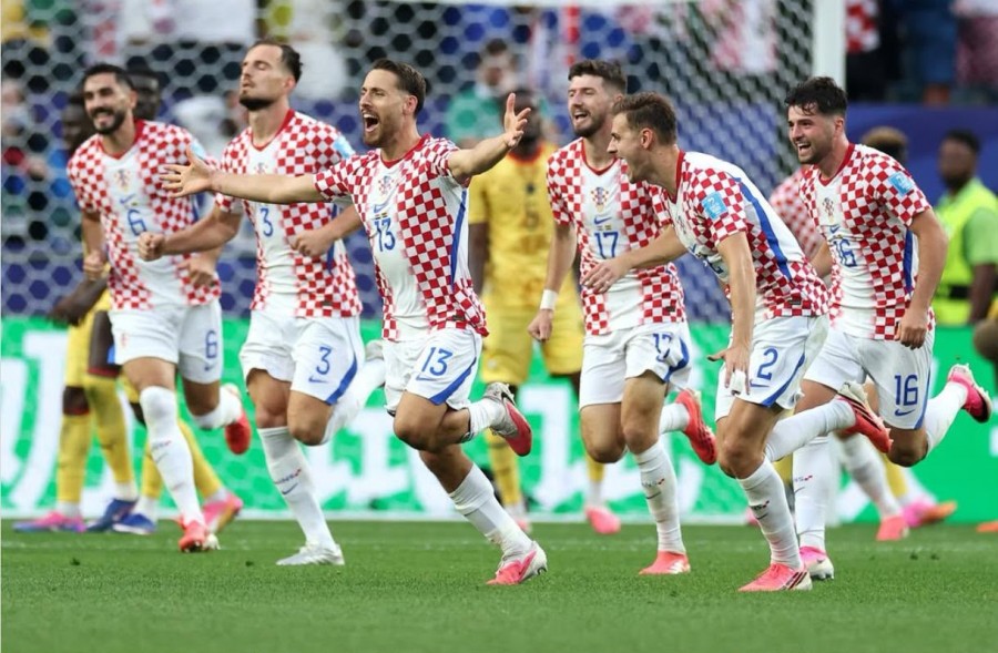 Para pemain Kroasia selebrasi setelah berhasil mengalahkan Ghana 2-1 pada Piala Dunia 2026. (Foto: Instagram/@hns_cff)