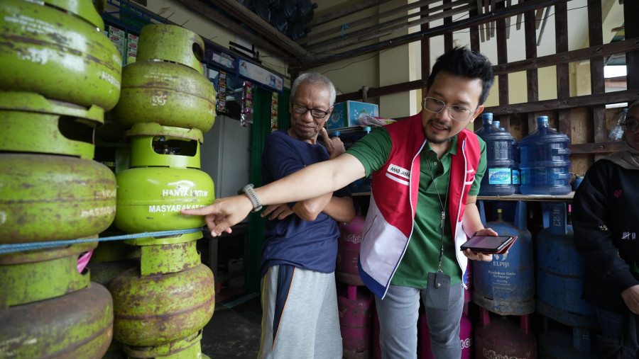 Pasokan LPG 3 Kg mencukupi untuk memenuhi kebutuhan masyarakat di Kalimantan. (Foto: Pertamina Patra Niaga)