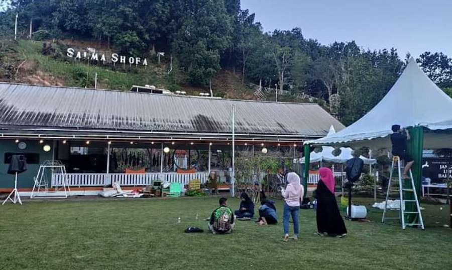 Taman Salma Shofa Samarinda, jadi lokasi kegiatan untuk membangkitkan lagi sektor pariwisata Benua Etam yang terpuruk selama Covid-19 melanda. (Foto: Salmashofafacebook)