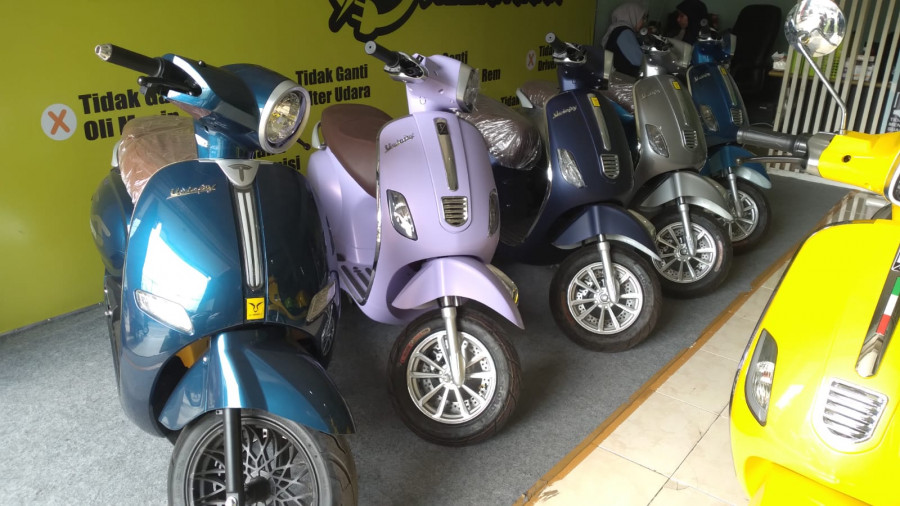 Bergaya Kekinian, Dalam Sebulan 50 Unit Motor Listrik Terjual di Samarinda