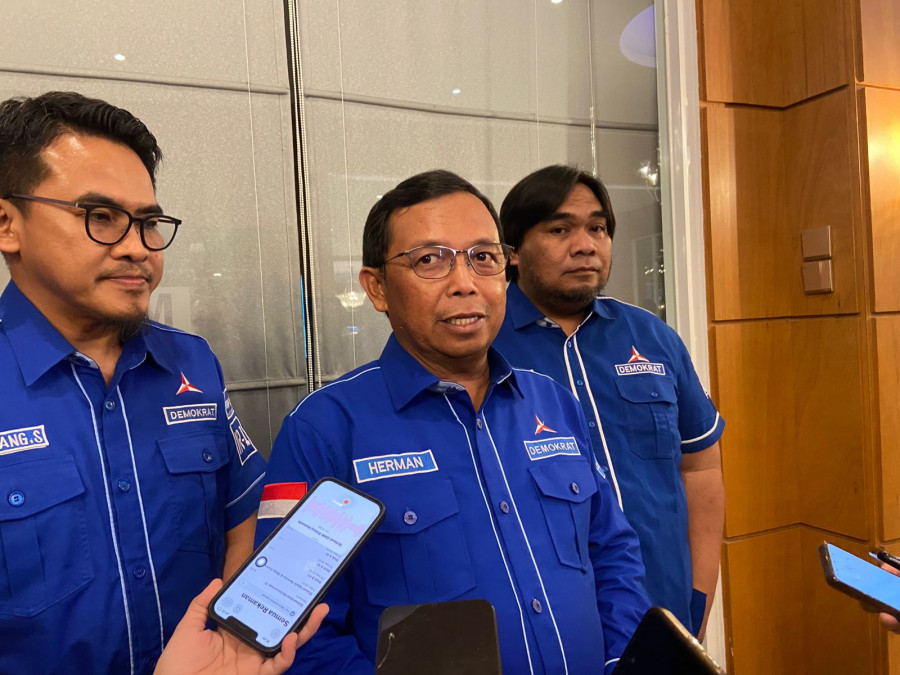 Sekjen DPP Partai Demokrat, Herman Khaeron.(Ainur/Korankaltim.com)