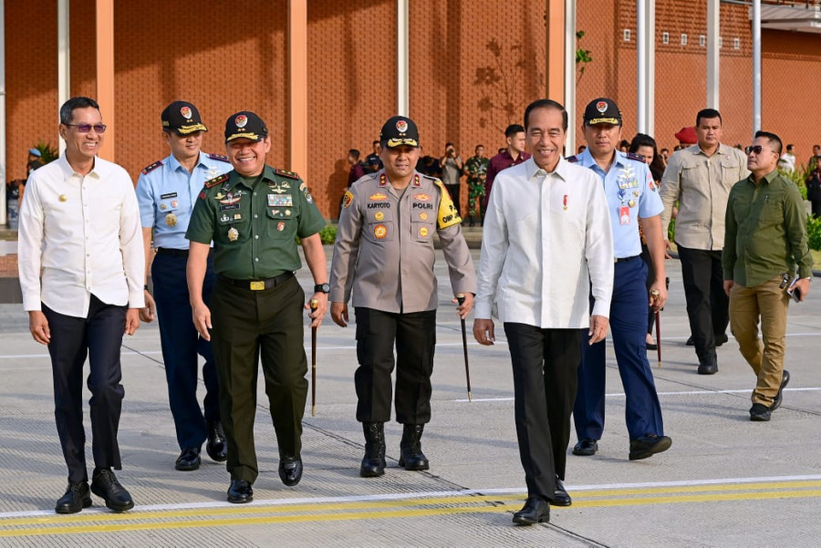 Presiden Joko Widodo bertolak ke Kaltim. Presiden akan kembali berkantor di IKN dengan melakukan sejumlah agenda. (Foto: Biro Pers Sekretariat Presiden)