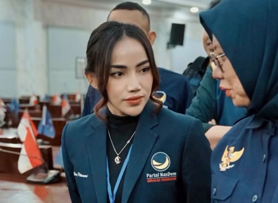Ketua DPW NasDem Kaltim, Celni Pita Sari, paparkan peluang dan arah politik jelang Pemilu 2029.(Istimewa)