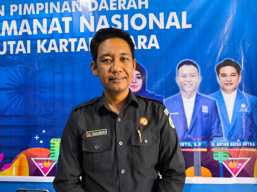 Ketua Bawaslu Kukar, Teguh Wibowo. (Foto: Muhammad Anshori/Koran Kaltim)