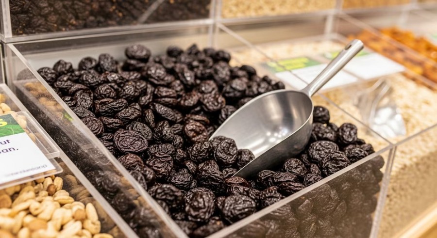 Buah plum kering yang memiliki manfaat besar untuk mencegah hilangnya massa otot. (infobae)