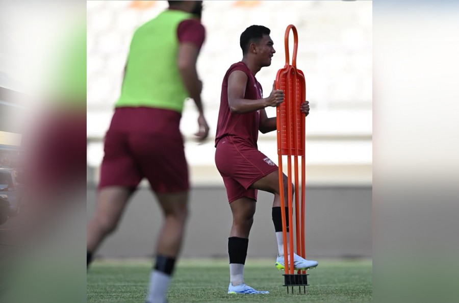 Rivaldo Pakpahan yang tetap berada di Borneo FC dan akan ikut berlatih di Yogyakarta bulan depan. (Foto: Dok.Borneo FC)