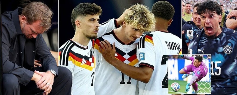 Laga akhir yang mengecewakan bagi Jerman setelah mereka tersingkir dari Piala Dunia 2026 sementara Paraguay melenggang ke 16 Besar. (dailymail)
