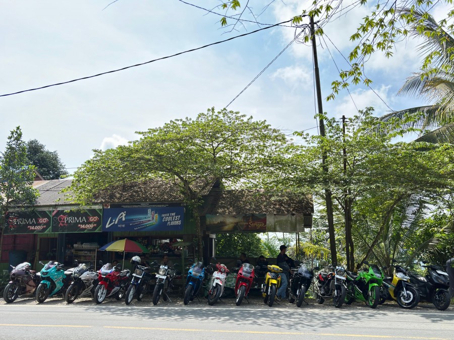 Tempuh Ratusan Kilometer, Komunitas Motor Dua Tak Kota Bangun Jalin Silaturahmi dengan KIPS Brader di Tenggarong