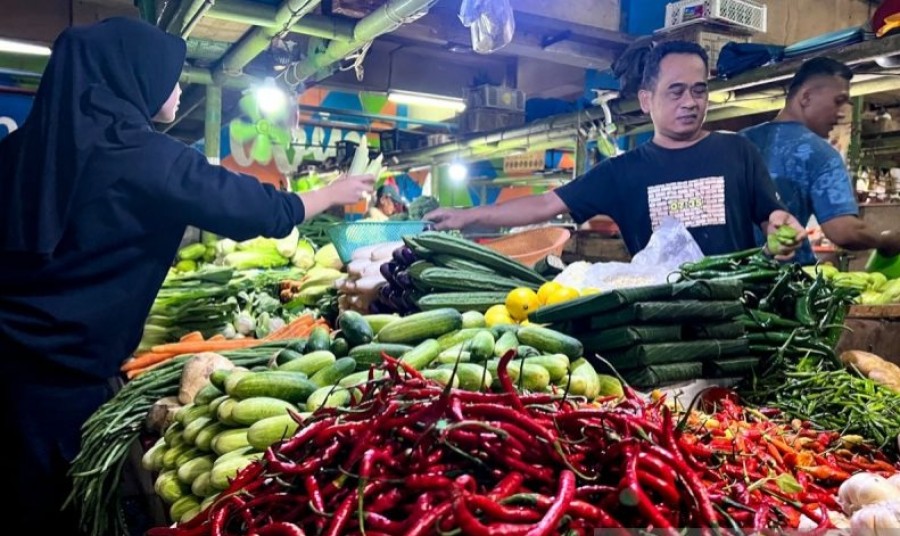 Harga Cabai Rawit di Pasaran. (Foto: Dok.Antaranews)