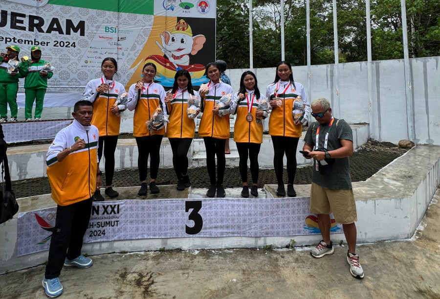 Tim putri dapatkan medali perunggu di nomor DRR kategori R6 putri. (Foto: Dok FAJI)