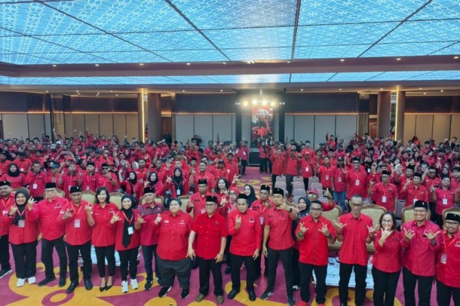 Kebersamaan seluruh kader PDIP dalam Musancab DPC PDIP Kukar (ist)
